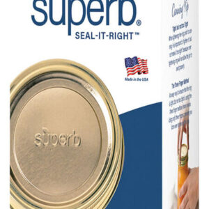 Box of 12 wide mouth bands and lids for mason jars.